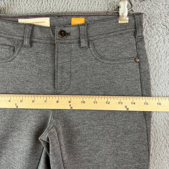 Pilcro and the Letterpress pant Sz 27 Serif Gray Moto Pants - Picture 5 of 10